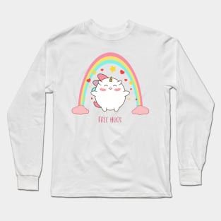 Free hugs unicorn Long Sleeve T-Shirt